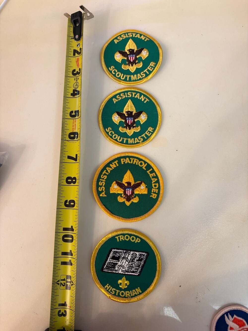 Boy Scouts of America Assorted Uniform Patches (Assistant Scoutmaster, Assistant